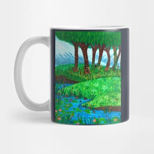 Mountain pond Mug